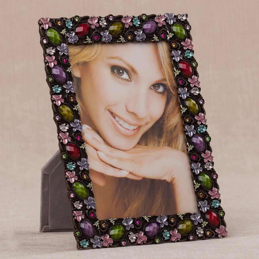 

Фоторамка «Бабочки в изумрудах» 13*18 см Angel Gifts 15636-BR-1396