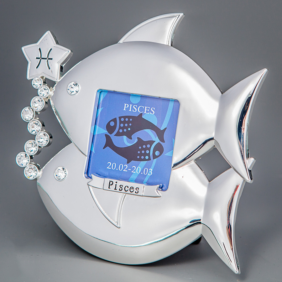 

Фоторамка «Рыбы» 12 см Angel Gifts 16906-BR-1396