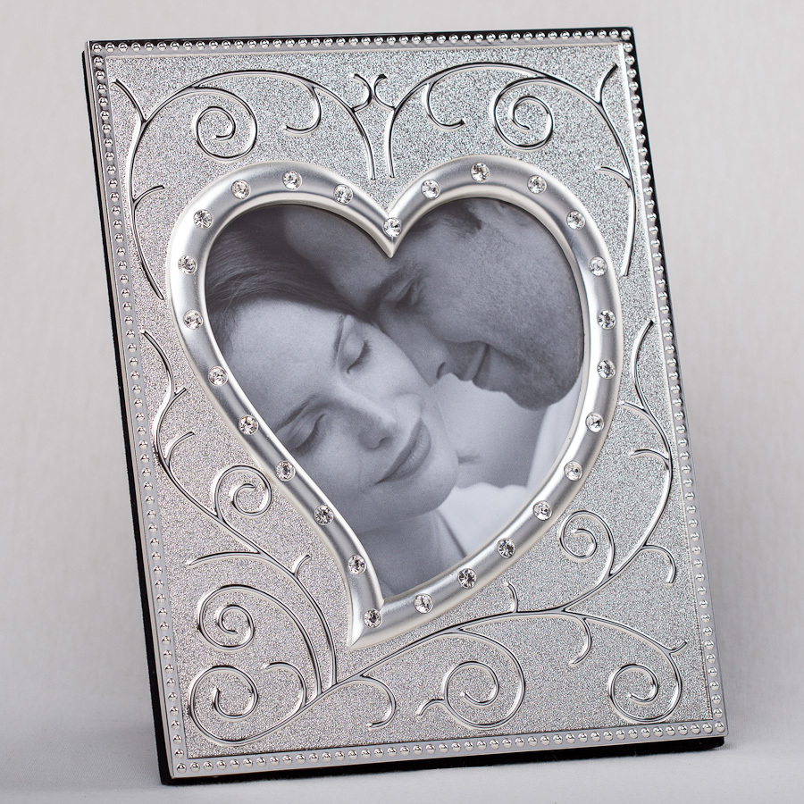 

Фоторамка «Сердце в алмазах» 17*21 см Angel Gifts 15486-BR-1396