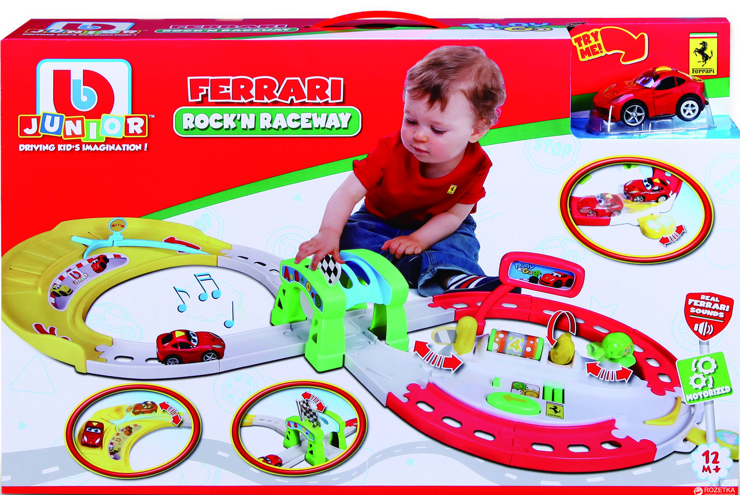 

Игровой набор Bb Junior Ferrari Rock 'N Raceway (16-88802)
