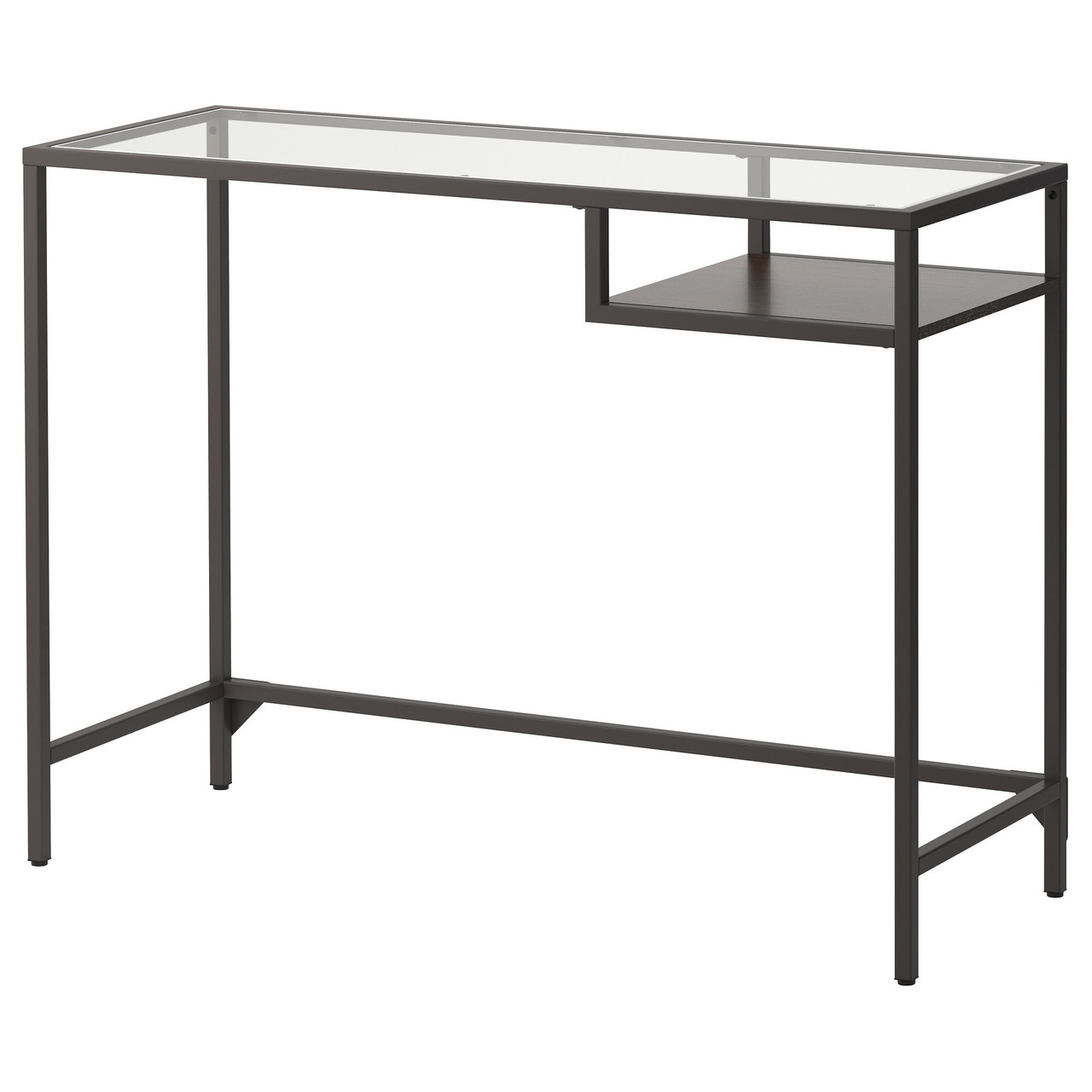 

Компьютерный стол IKEA VITTSJO стекло коричневый 802.213.52