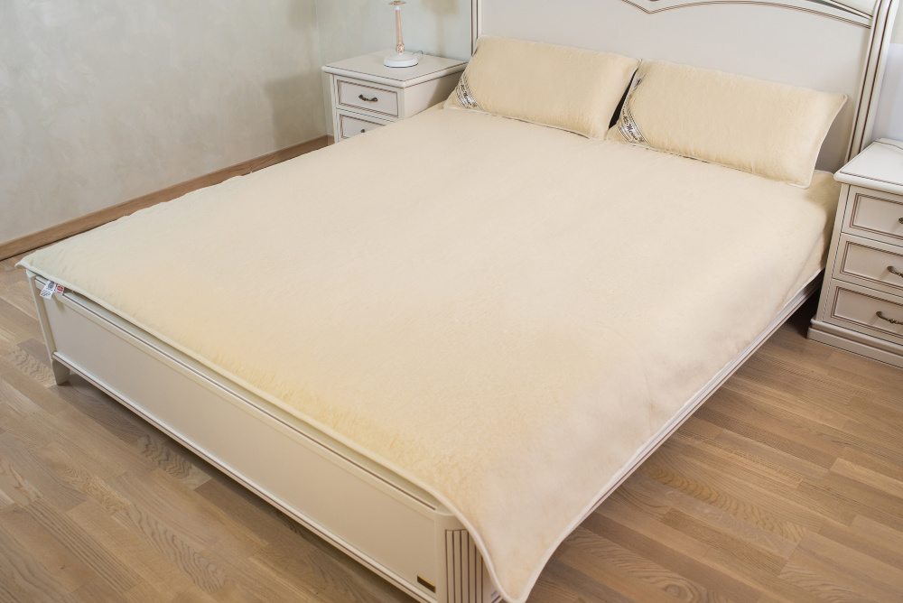 

Одеяло зимнее Wollwelt Merino Lama Alaska weiss 200х220 см Белый