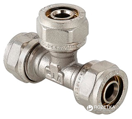 

Фитинг обжимной VALTEC тройник 26х16х26 мм (VTm.331.N.261626)