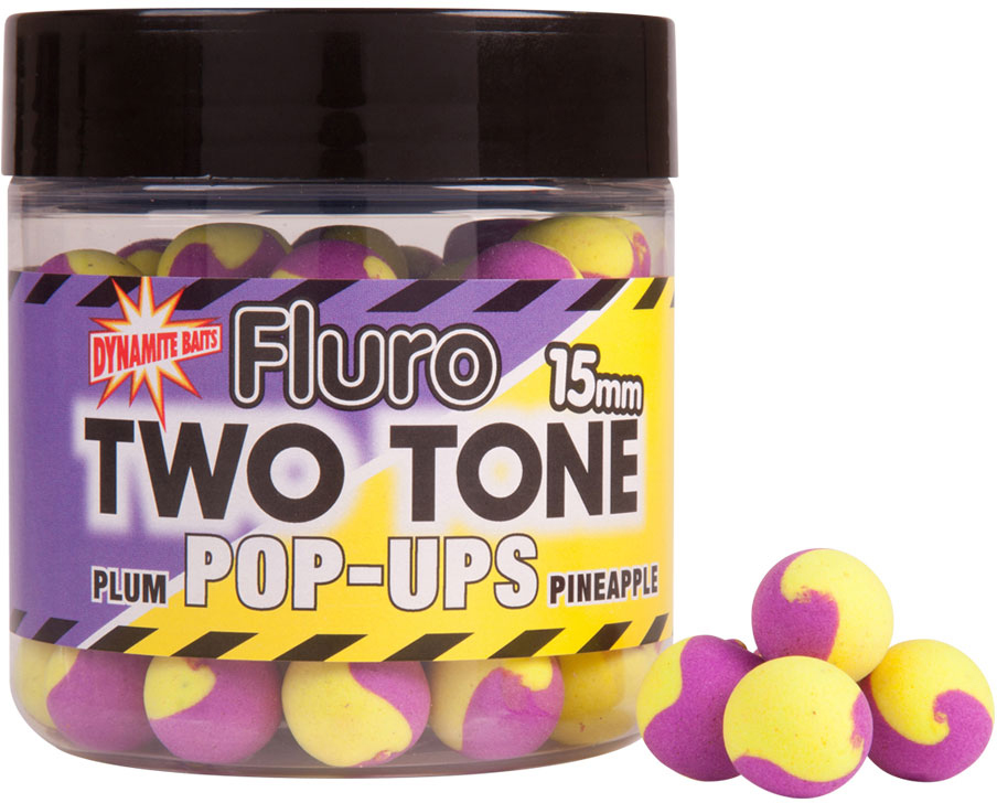 

Бойлы Dynamite Baits Pop-Ups Plum&Pineapple Two Tone 15 мм (DY600)