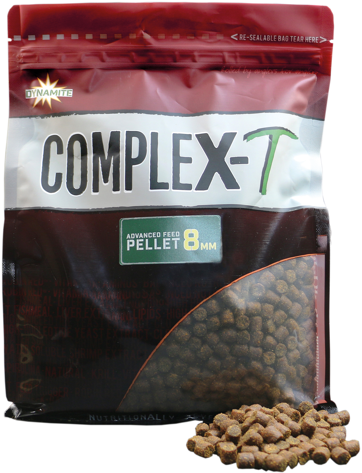 

Пеллетс Dynamite Baits CompleX-T Pellets 8 мм 900 г (DY1122)