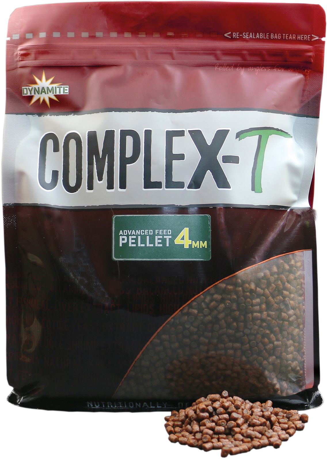 

Пеллетс Dynamite Baits CompleX-T Pellets 4 мм 900 г (DY1120)