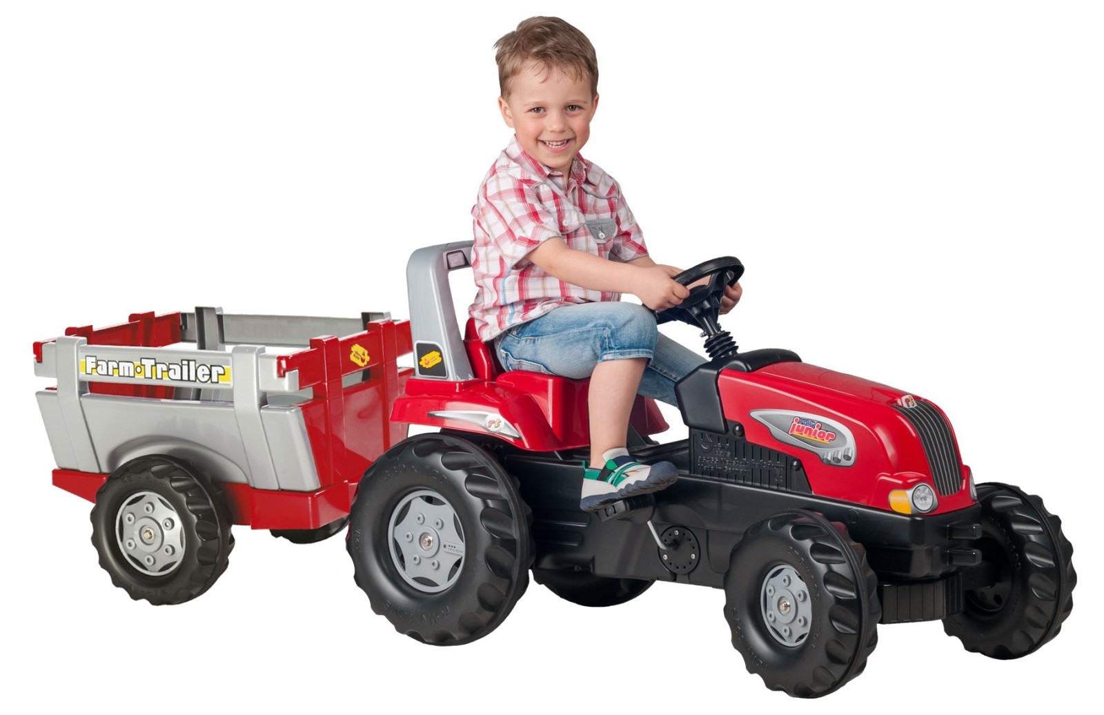 

Детский трактор на педалях Rolly Toys Junior 800261