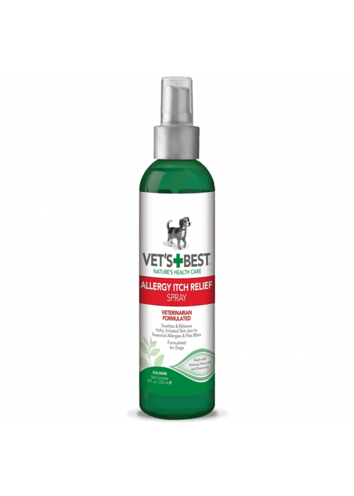 

Спрей для собак при аллергии Vet's Best Allergy Itch Relief Spray устраняет зуд 236 мл