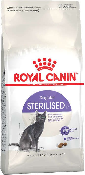 

Сухой корм Royal Canin Sterilised 37 для взрослых стерилизованных кошек 4 кг
