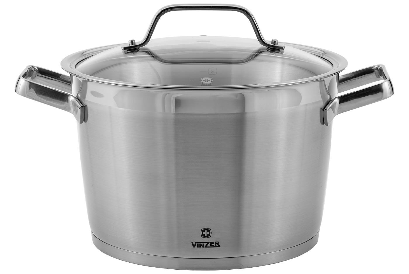 

Кастрюля Vinzer Practic 18х10,5 см., 2,1 л.