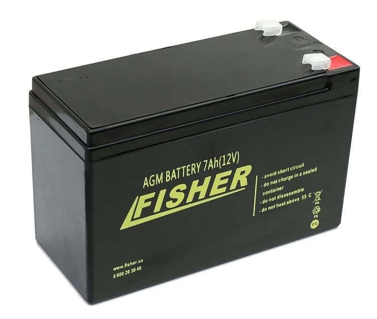

Аккумулятор для эхолота FISHER 12V 7AH AGM (для лодки или ИБП)
