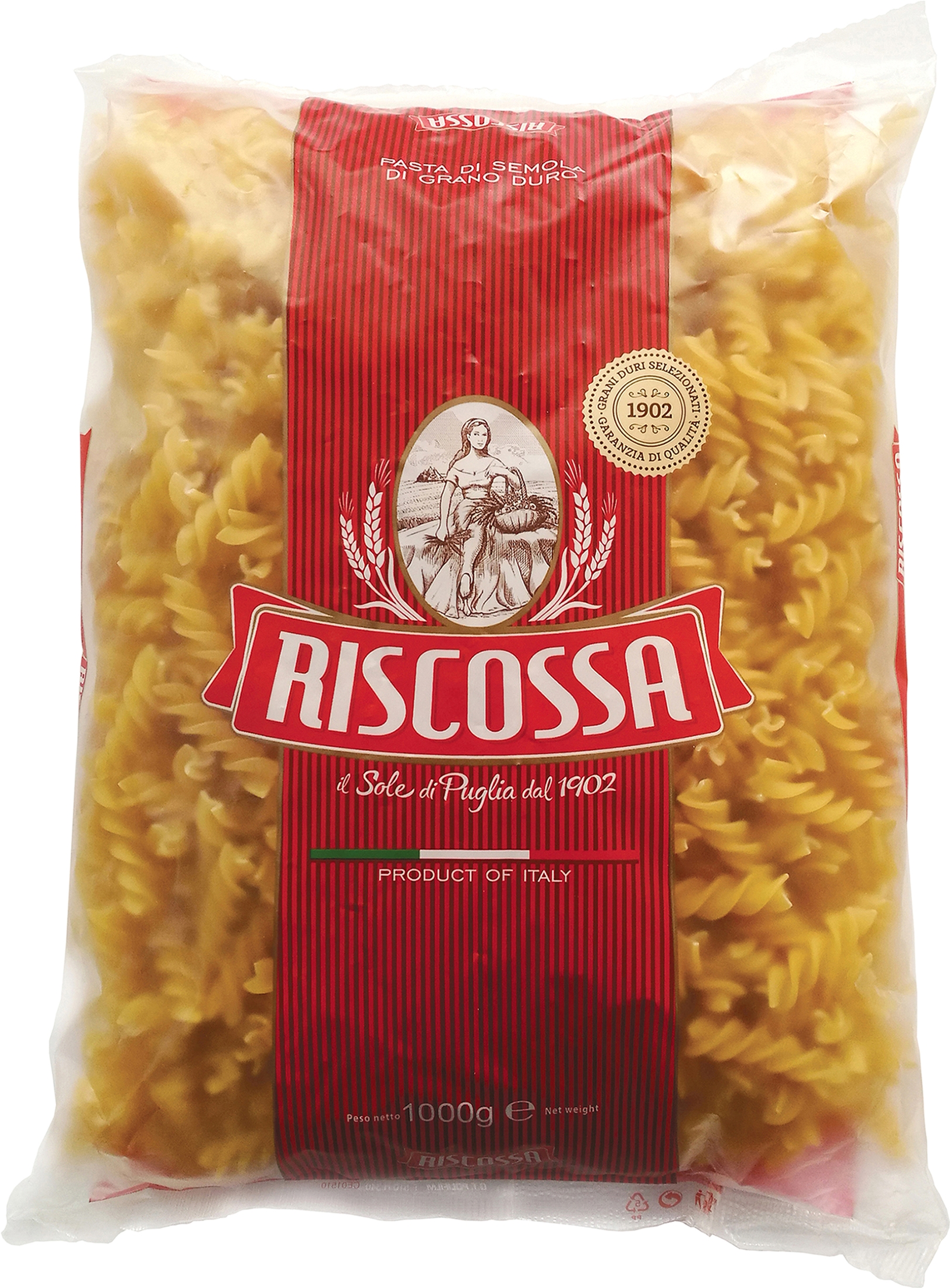 Макарони Riscossa Spirali 1 кг (8011780010501) – купити за низькою ...