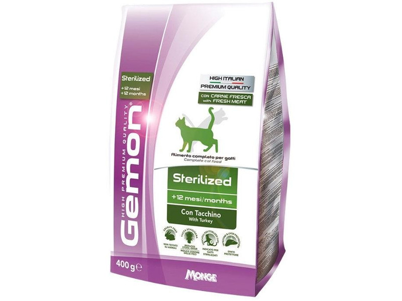 

Сухой корм для котов Gemon Sterilized Turkey 1,5 кг (129357)