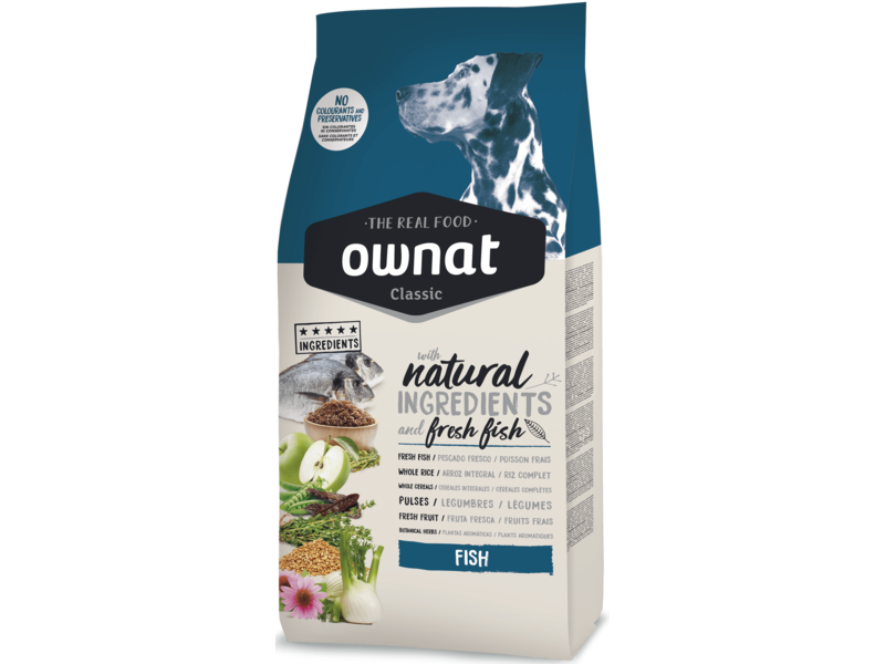 

Сухой корм для собак Ownat Classic Fish 4 кг (135019)