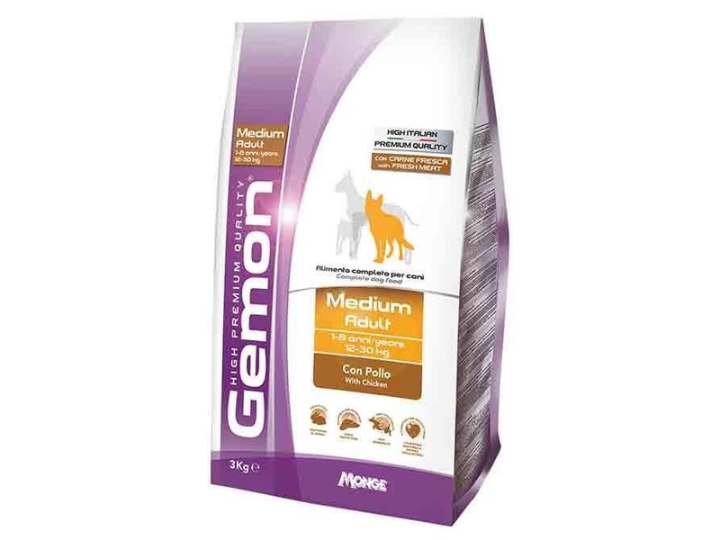 

Сухой корм для собак Gemon Medium Adult Chicken & Rice 15 кг