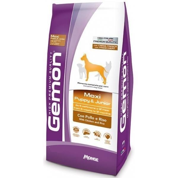 

Сухой корм для собак Gemon Maxi Puppy & Junior Chicken & Rice 3 кг (129344)