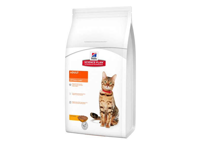 

Сухой корм для кошек Hill's Science Plan Feline Adult Optimal Care Chicken 3 кг