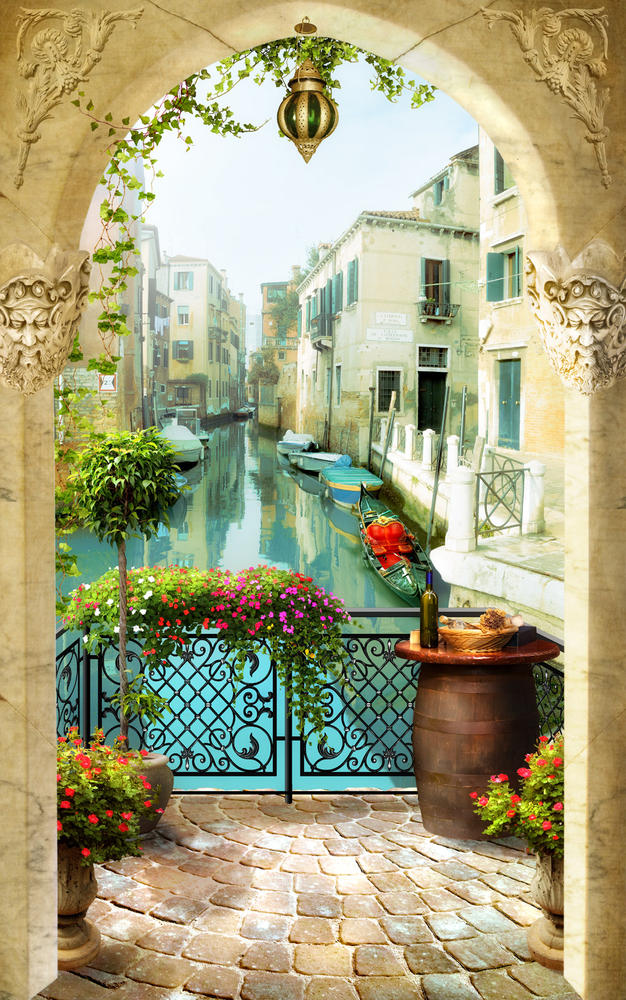 

Фотообои Walldeco Венеция за окном №31787 Гладь