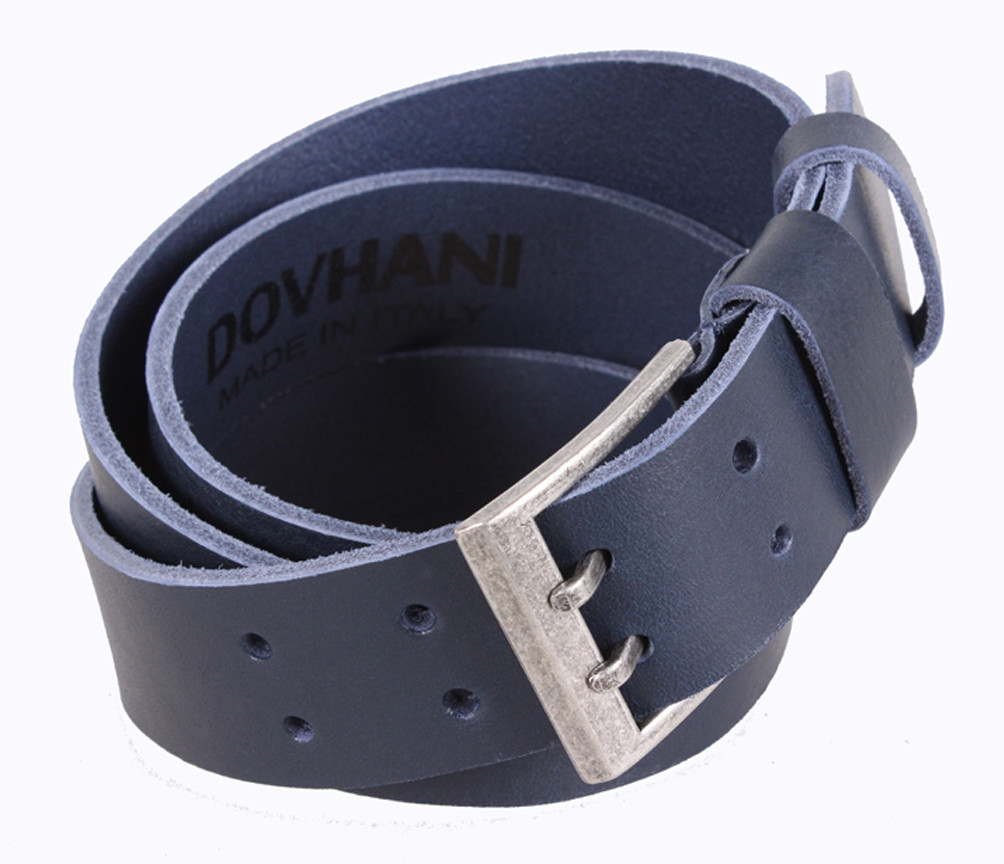 

Мужской кожаный ремень Dovhani SP999-24 115-125 см Синий