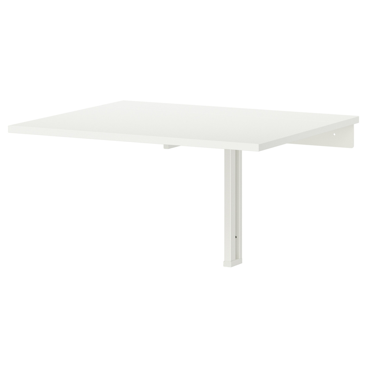 

Столик складной настенный IKEA NORBERG 74x60 см белый 301.805.04