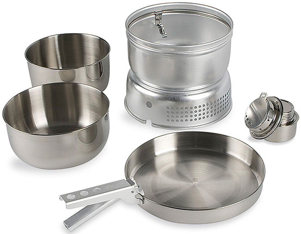 

Походный кухонный набор Tatonka Multi Set + A.Burner Серый
