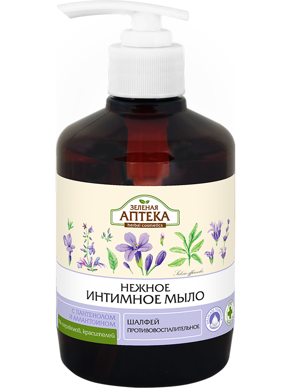 ROZETKA | Нежное интимное мыло Зеленая Аптека Шалфей 370 мл ...