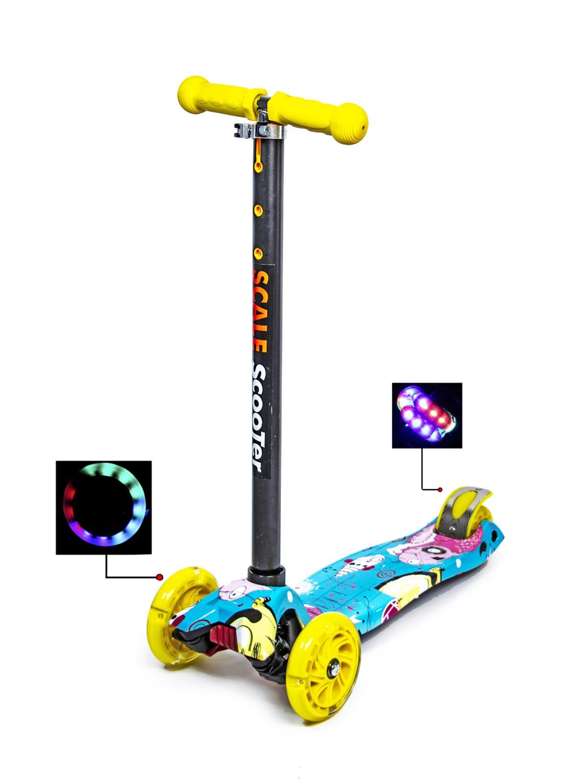 

Самокат Scooter Maxi Cool Cat Светящиеся колёса (SD 1720492610)