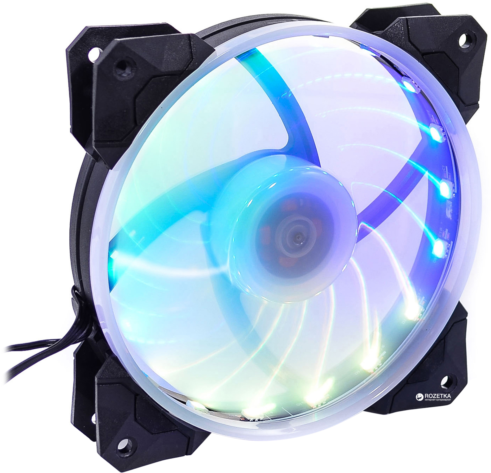 

Вентилятор QUBE RGB Rainbow Chamelion 256C 120 мм 18 LED (QB-CHAMELION-120-18)