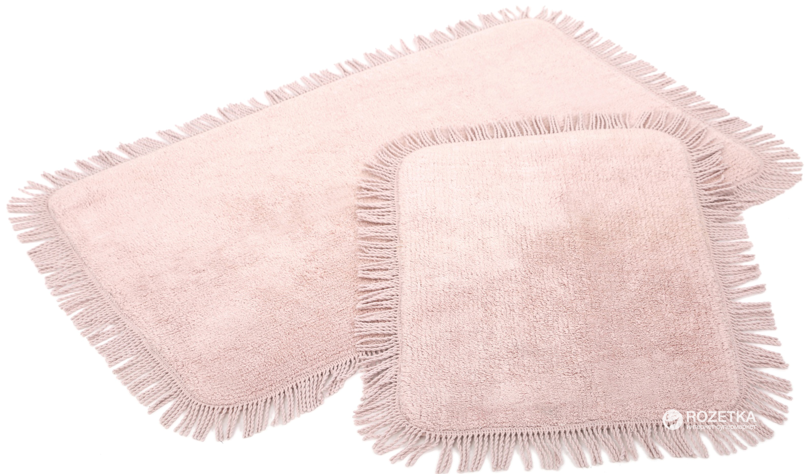 

Набор ковриков в ванную комнату Irya Axis 60x90 и 40x60 см Pembe