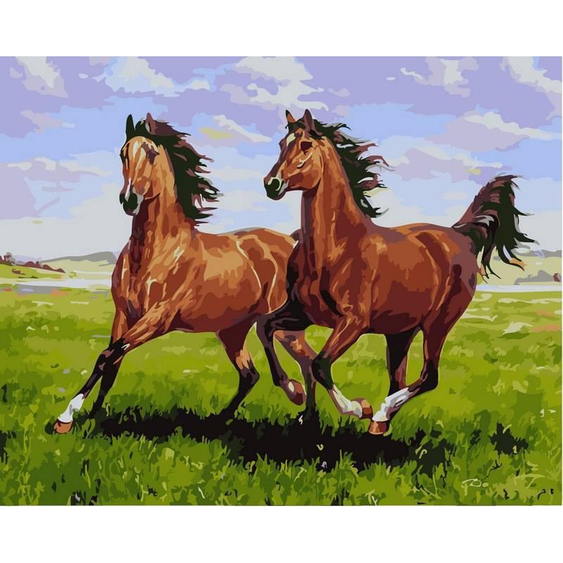 

Картина по номерам VP392 Тандем. Худ. Любовь Макеева, 40x50 см., Babylon