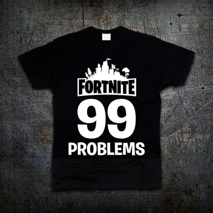 

Футболка Fruit of the Loom 99 Problems Фортнайт Fortnite Черный M