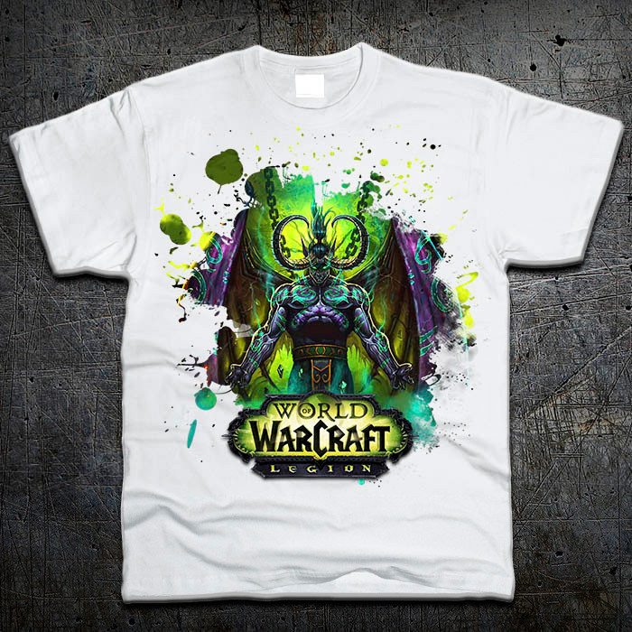 

Футболка Fruit of the Loom Иллидан Варкрафт Illidan World of Warcraft Белый 140 см (119289)