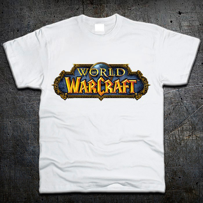 

Футболка Fruit of the Loom Логотип Варкрафт Logo World of Warcraft Белый S