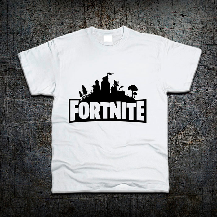 

Футболка Fruit of the Loom Логотип Фортнайт Logo Fortnite Белый S