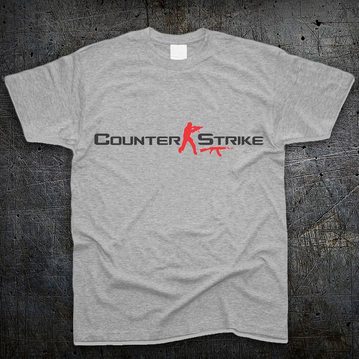

Футболка Fruit of the Loom Лого КС ГО Counter-Strike Серый M