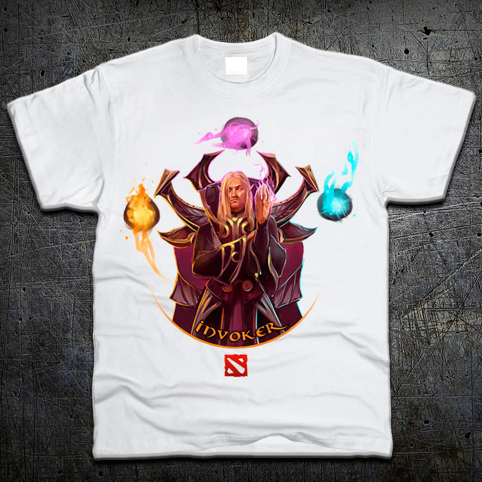 

Футболка Fruit of the Loom Герой Инвокер Дота 2 Invoker Dota 2 Белый XXL