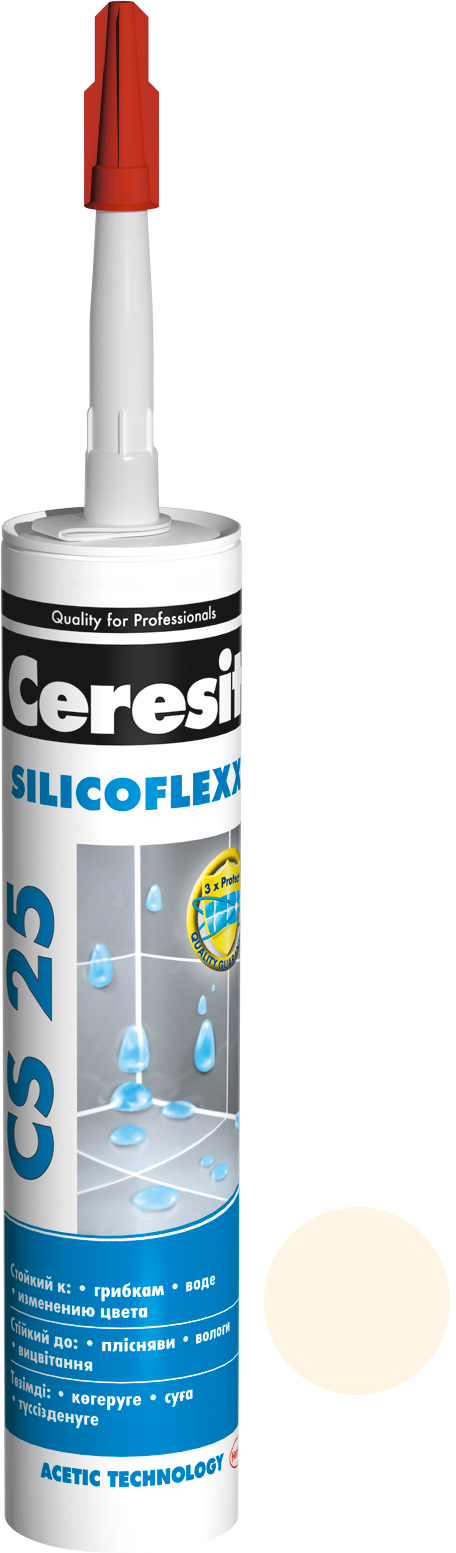 

Затирка силиконовый шов Ceresit Micro Protect CS25 0.285 кг Графит (CR1095893)