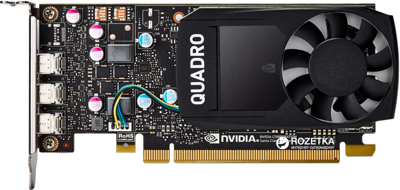 

Dell PCI-Ex NVIDIA Quadro P400 2GB GDDR5 (64bit) (3 x miniDisplayPort) (490-BDTB)