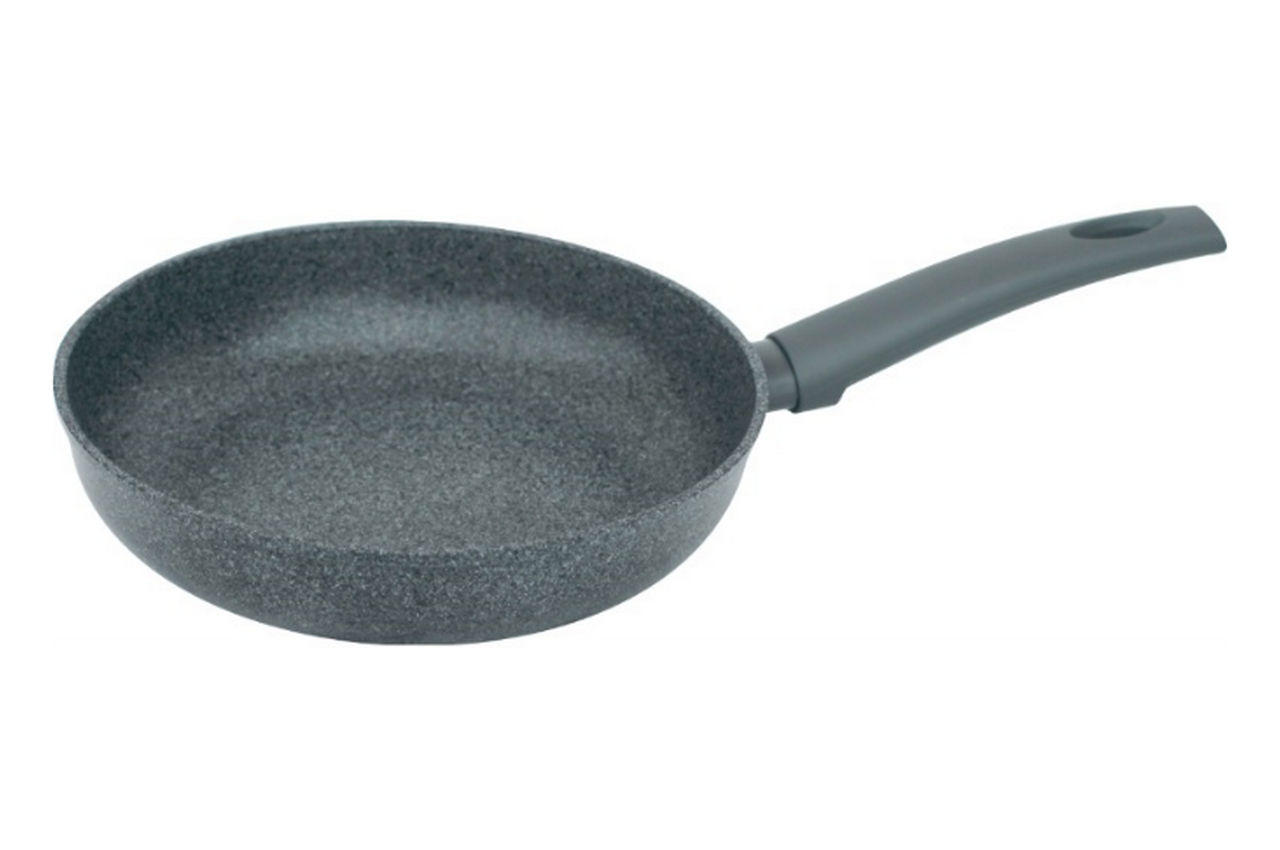 

Сковорода антипригарная Биол 280 мм "гранит-грей"