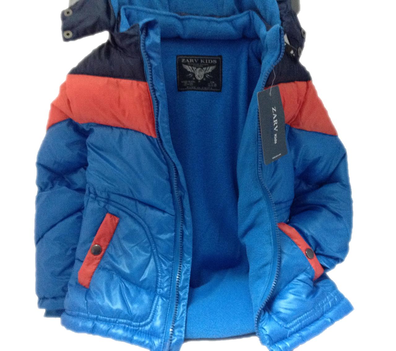 

Куртка демисезонная 66ORANGBLUE 104 см Синяя с оранжевым