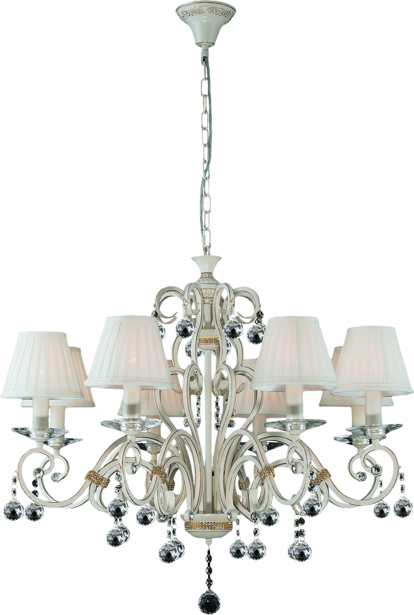 

Люстра Altalusse INL-6082P-08 Cream gold Е14 8x40 Вт