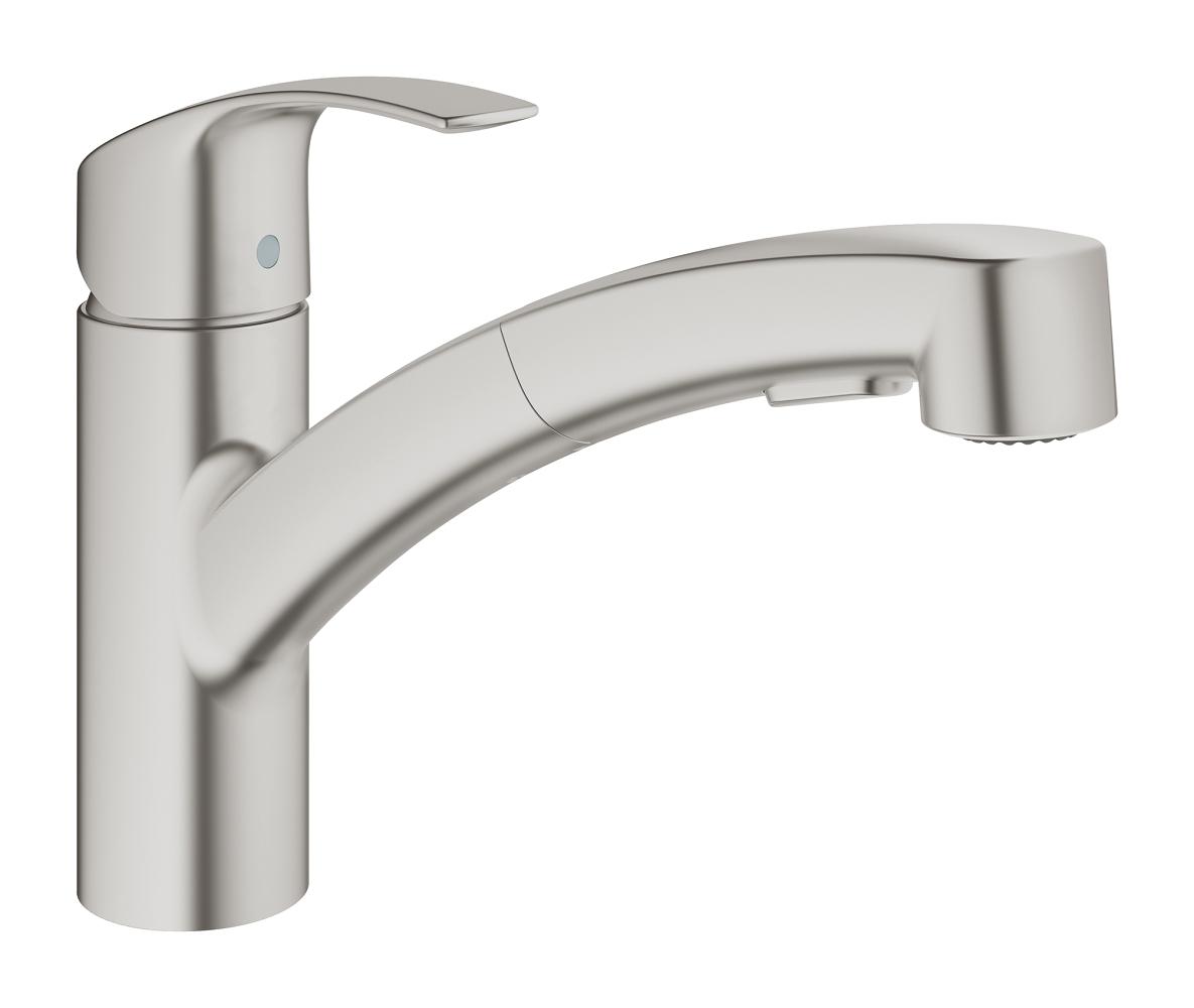 

Смеситель однорычажный с лейкой GROHE EUROSMART 30305DC0