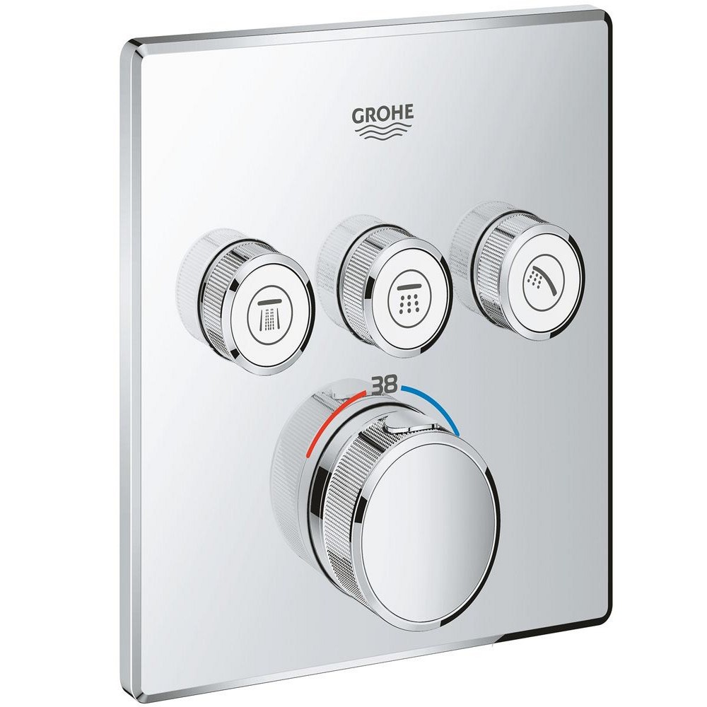 

Термостат на 3 выхода GROHE GROHTHERM SMARTCONTROL 29126000