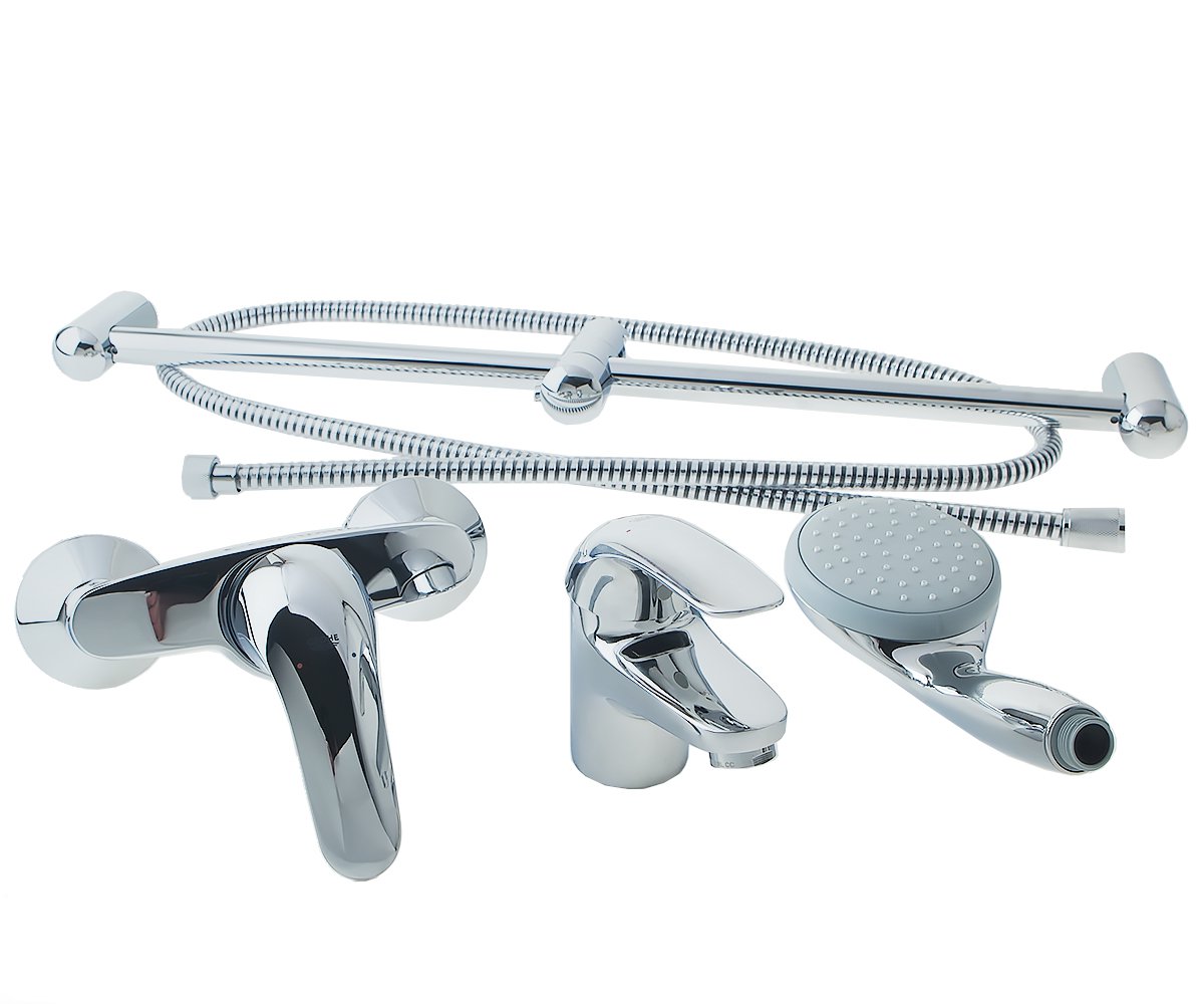 

Комплект смесителей 3 в 1 GROHE EUROECO 123232S