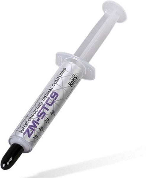 

Охолоджувач Термопаста ZALMAN ZM-STС9, 4g, Thermal conductivity 9.1W/m-k, Viscosity 250Pa.s
