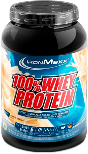 

Протеин IronMaxx 100% Whey 900 г Французская ваниль (4260196295116)