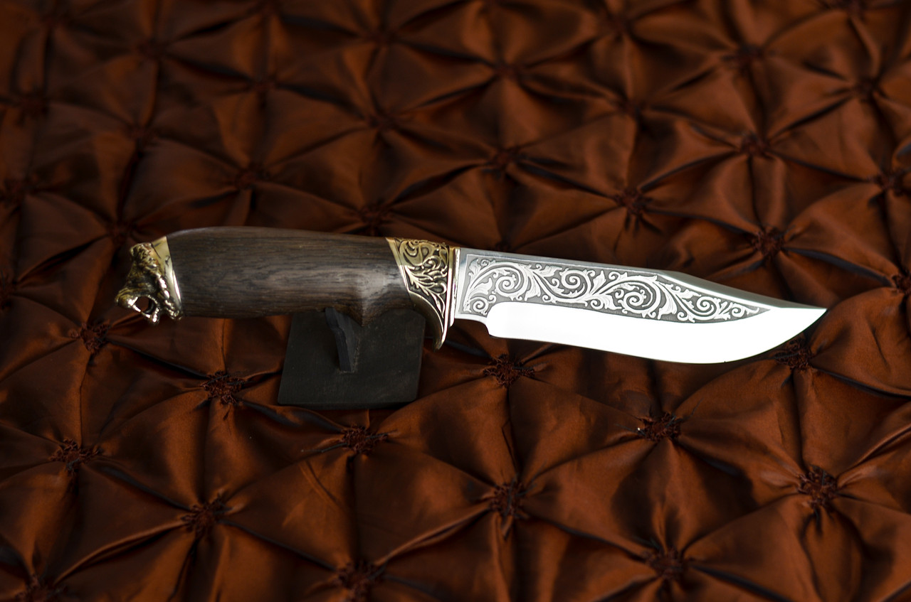 

Коллекционный нож R.A. Knives Царь лев 40х13