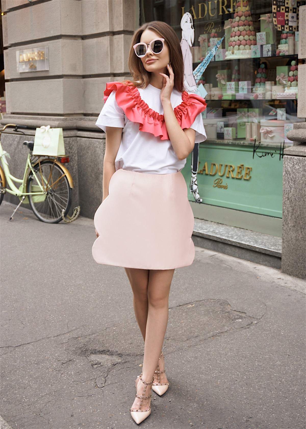 

Фактурная мини-юбка «Облачко» Blow Fashion S нежно-розовый