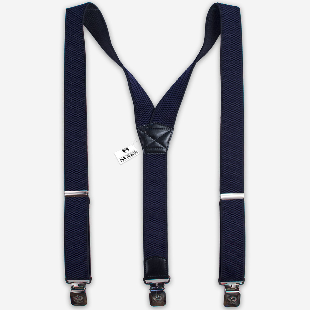 

Подтяжки Bow Tie House мужские темно-синие длинные Y4 cm 07847