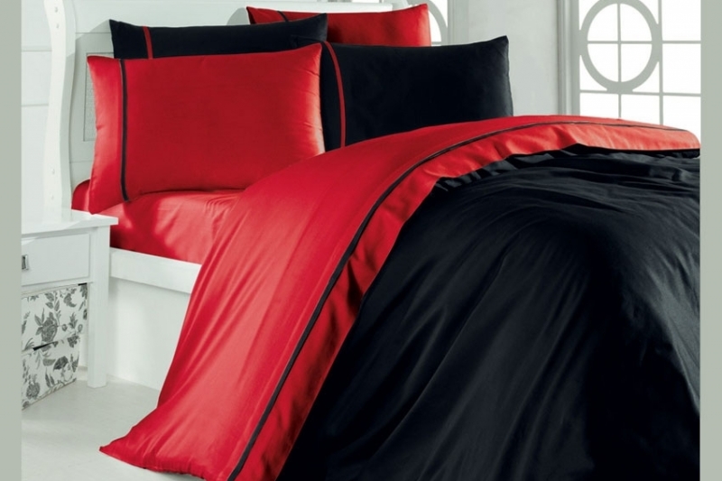 

Постельное белье First choice Red black S-042 200х220